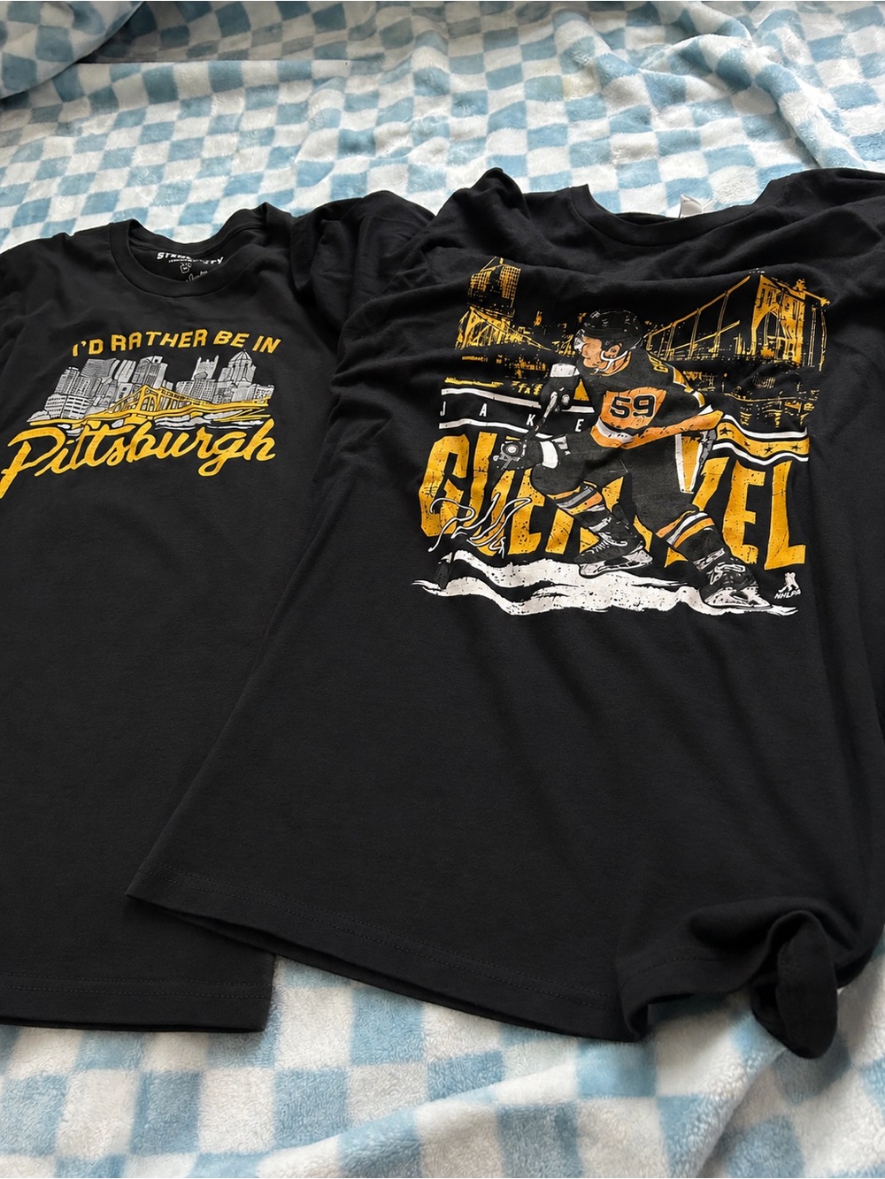 Pittsburgh Penguins and Steel City Black Graphic Tee Bundle